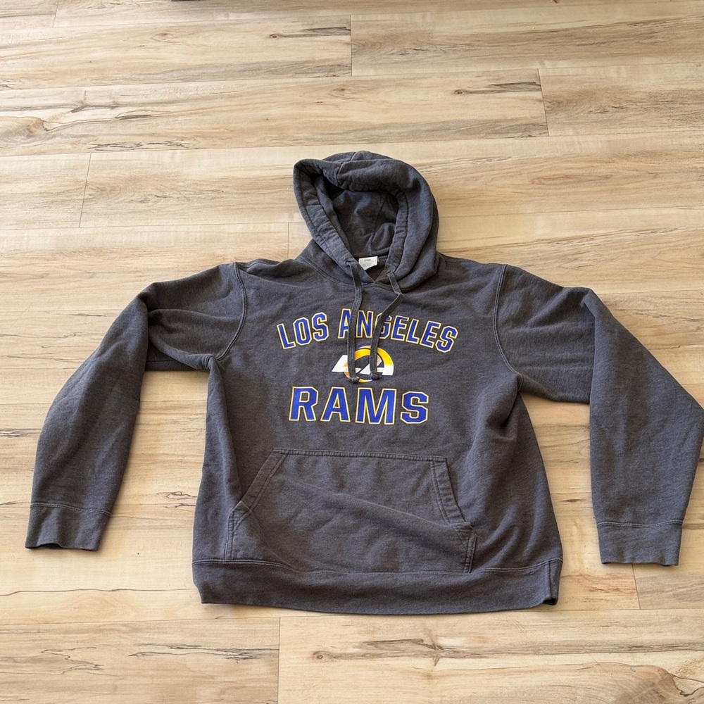 Los Angeles Rams Gray Hoodie - Team Graphic